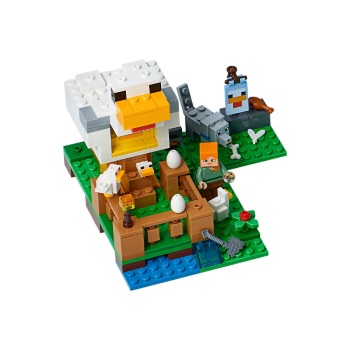 Lego set Minecraft the chicken coop LE21140